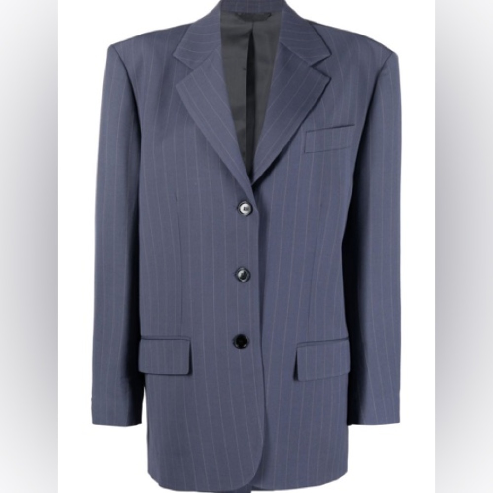 ACNE STUDIOS OVERSIZED PINSTRIPE BLAZER